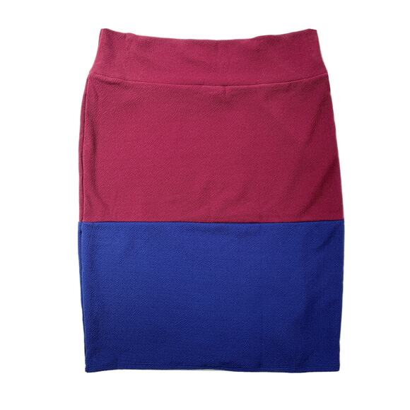 LuLaRoe Cassie Women's 3XL 2 Colors Stretch Elastic Waist Skirt Made in USA‎ NWT - Picture 2 of 12